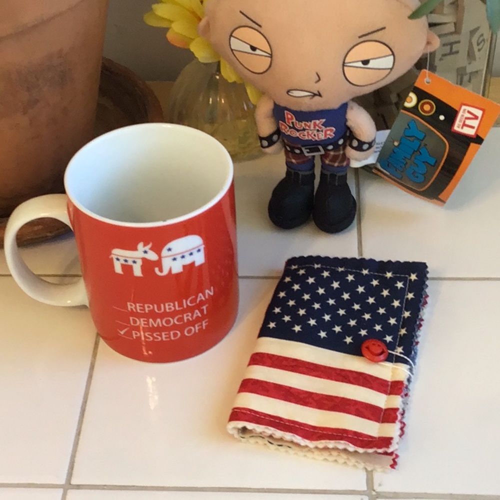 Fun Political Mug/Tea Bag Wallet Combo